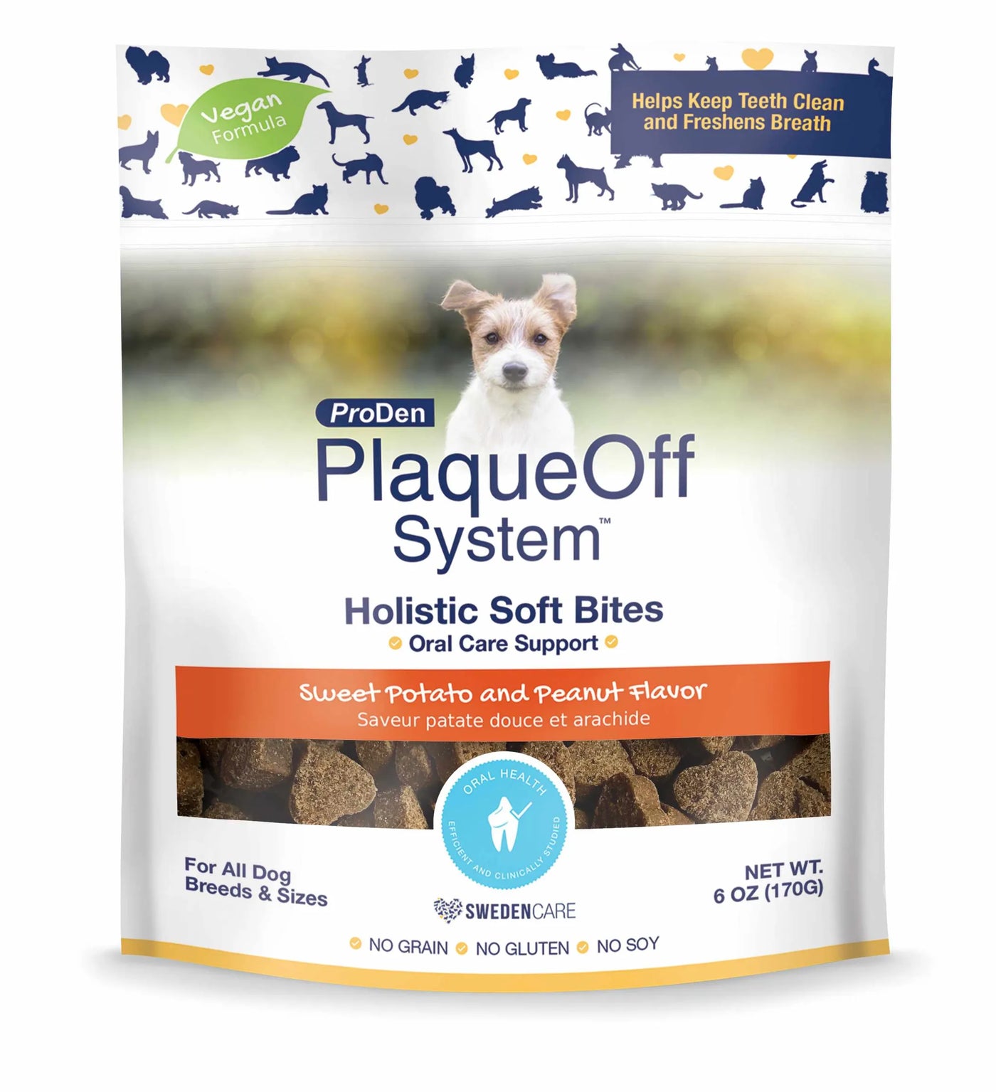PlaqueOff Holistic Soft Bites - Oral Care Support, 6oz