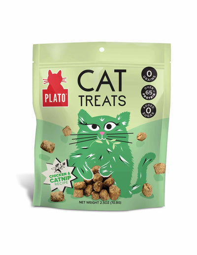 Plato Air-Dried Chicken Cat Treats, 2.5oz