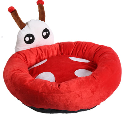 Ladybug Snuggle Pet Bed